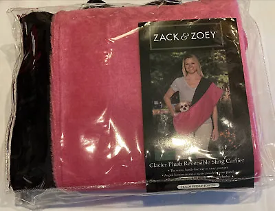 $24.95 • Buy Zack & Zoey Pink Black Reversible Sling Pet Dog Cat Hands Free Carrier New
