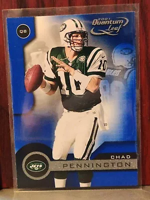 $0.99 • Buy 2001 Quantum Leaf Football Card #128 Chad Pennington 🏈 New York Jets