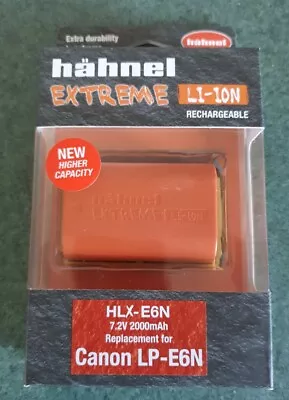 £38.99 • Buy Hahnel Extreme Camera Battery Li-Ion HLX-E6N (Canon LP-E6N) NEW AND SEALED 