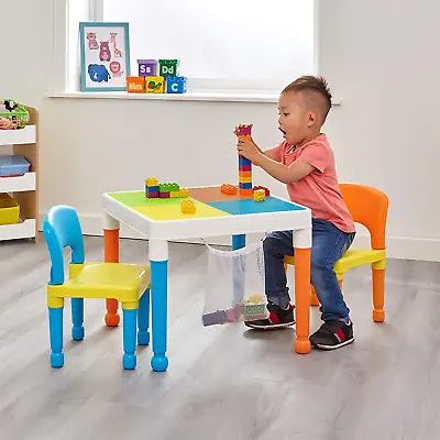 Liberty House Toys Kids Activity Table And Chairs Set 3-in-1 Kids Table And And • £48.51