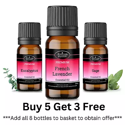 Essential Oils Natural Pure Aromatherapy Essential Oil Fragrances Diffuser 10ML • £2.99