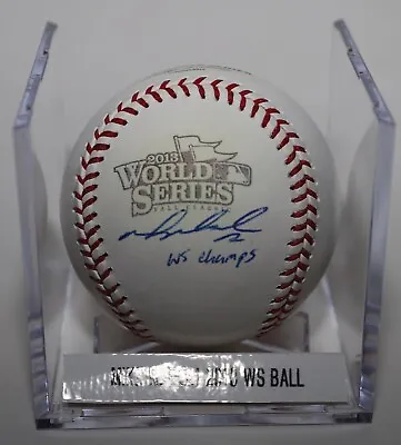 Mike Napoli  Signed Autographed 2013 World Series ROMLB Baseball Red Sox Rangers • $99