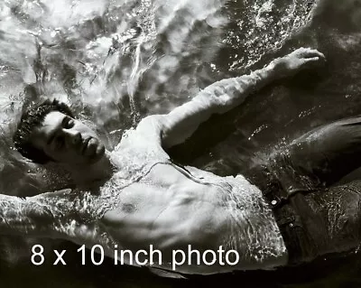 MICHAEL PHELPS Olympic Swimmer UNDERWATER Bw Shirtless Beefcake Photo (190) • $14.99