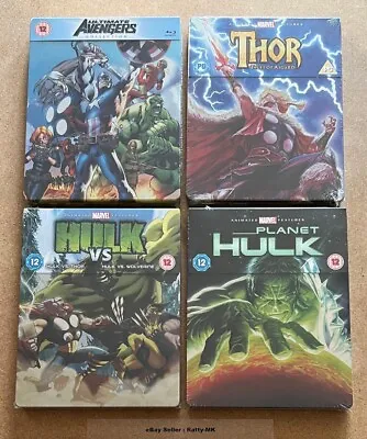 Animated Marvel Collection - Uk Exclusive Blu Ray Steelbooks - New & Sealed • £99.99