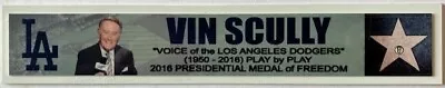Vin Scully Los Angeles Dodgers  Full Color Name Plate • $8