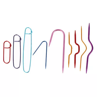  9 PCS Marker Holder Knitting Crochet Accessories Cable Needles For Metal • £8.38