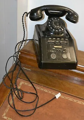 £60 • Buy Vintage Siemens & Halske Bakelite & Metal Intercom Rotary Telephone Germany 1958