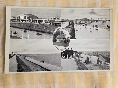 Vintage Postcard Canvey Island Multiview Showing The Casino 1940/50s Unused VGC • £2.50