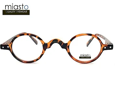 Miasto  Mini Italy  Extra Small Round Retro Boho Vintage Readers Reading Glasses • $17.99