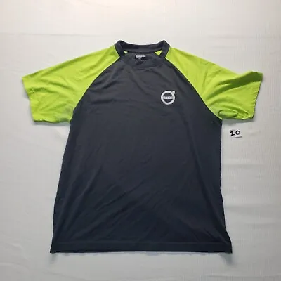 Employee Volvo Truck Plant Dark Gray Neon Green Long Sleeve T-Shirt 2XL XXL • $12