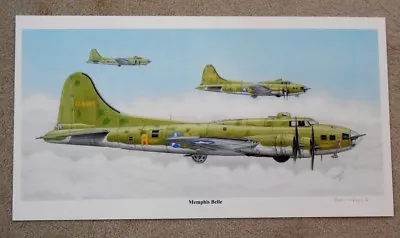 B-17F Flying Fortress  Memphis Belle  Giclee & Iris Art Prints By Willie Jones • $59.99