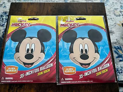 Lot Of 2 Disney Junior MICKEY Mouse  35  Foil Balloons NEW • $9.99