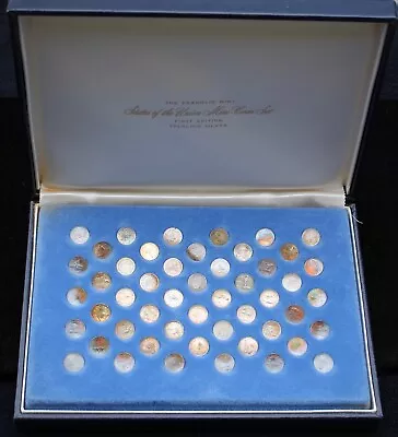 Franklin Mint STATES OF THE UNION MINI-COIN SET 1st Edition .925 STERLING SILVER • $89.99