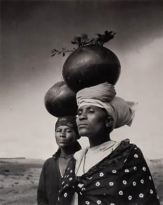 1963 Vintage Yousuf Karsh Photo Print Lifestyle Zulu Women Engraving Art 12x14 • $104.32