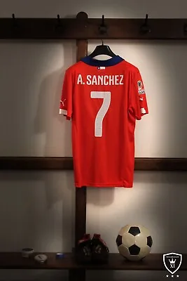 £124.99 • Buy Chile Home Shirt 2014/15 A. SANCHEZ #7 (L) Copa America Winners