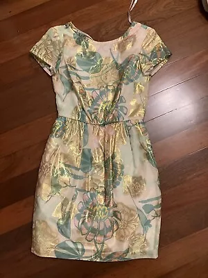 Vintage H&M Metallic Party Dress Size 8 • $25