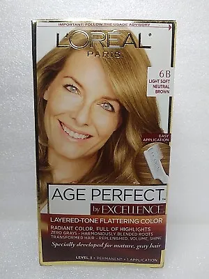 L'Oreal ~ Excellence Creme Permanent Hair Color #6B / LIGHT SOFT NEUTRAL BROWN • $12.45