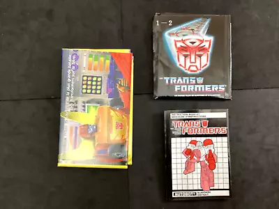 G1 1988 TRANSFORMERS Joyride Instructions Toy Catalog Booklet Rodimus Mail Form • $27.30