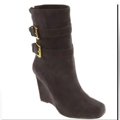 Michael Kors Suede Wedge Boots • $36