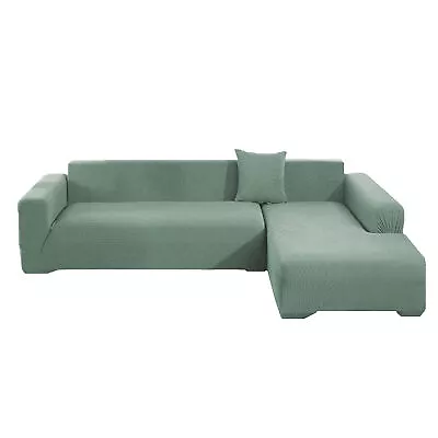 1 Set Sofa Cover Thicken Stretchable Comfortable L Shape Slipcover Super Soft • $36.86