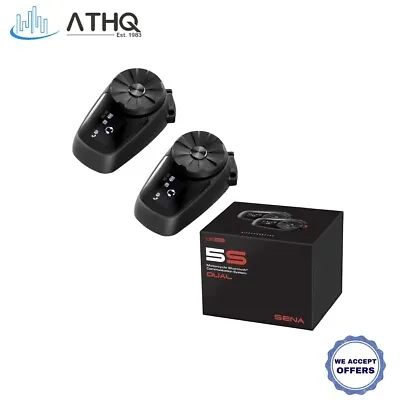 Sena 5S-02D Motorcycle Bluetooth Communication System Dual Pack • $299