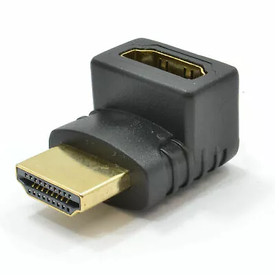 Slimline HDMI Male To Female Right Angled Adapter 270 Degrees • £2.86