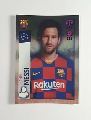 #59 Sticker Lionel Messi FC Barcelona UEFA Champions League 2019-2020 Topps • $1.50