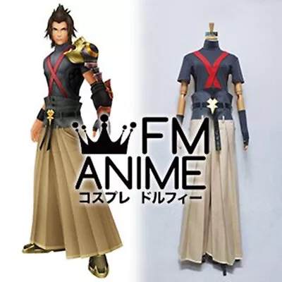 £46.25 • Buy Hot Kingdom Hearts Terra Cosplay Costume Outfit Pants Gloves Belt Sleeves Shirt