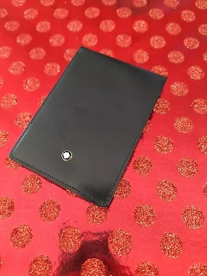 Montblanc Meisterstuck Small Black Vertical Notepad 14244 - Preowned • $175