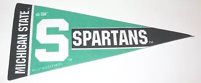 Michigan State SPARTANS 9  Mini Felt NCAA Pennant - RICO / TAG EXPRESS - VG Cond • $10