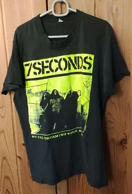 7Seconds T-shirt Black XL Size Vintage 80s-90s Band • $255.80