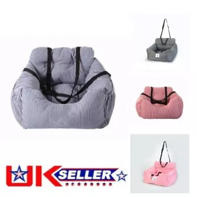 Travel Dog Bed Soft Washable Pet Puppy Cat Car Seat Cushion Comfort Protector  • £32.99