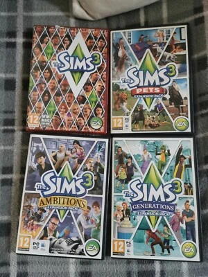 £10 • Buy Sims 3 PC Pets Generations Ambitions Extentions