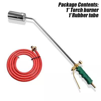 £11.99 • Buy Long Arm Propane Butane Gas Torch Weed Burner Blow Roofers Roofing Brazing Hose