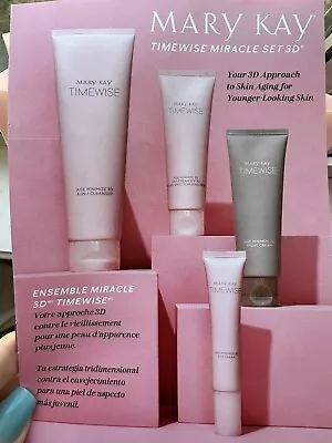 NIB Mary Kay TimeWise Miracle Set 3D COMBINATION TO OILY SKIN EXP. 01/25 • $37.50