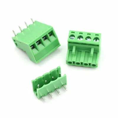 Green PCB Terminal Block Connector 2.54mm Pitch 2 3 5 6 7 8 9 10 12 • £4.05