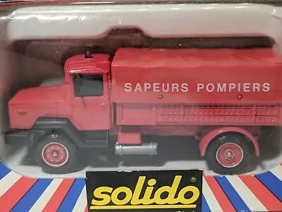 £4.50 • Buy Solido - 2129  Iveco Bache Fire Truck. SAPEURS POMPIERS. 1/50 Scale Diecast. MIB