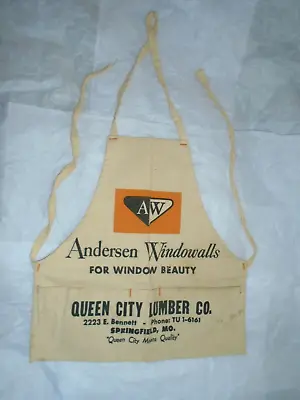 Vintage Child's Nail Apron Anderson Windowalls • $20
