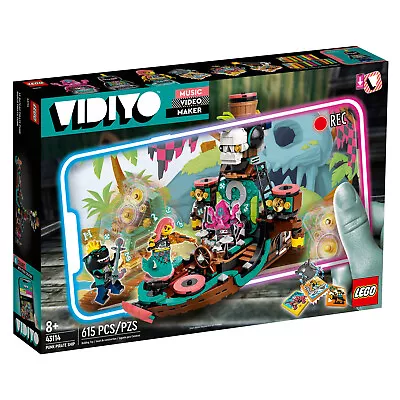 £20 • Buy NEW Lego Vidiyo 43114 Retired Set 3 RARE MINIFIGS! 615 Pieces 8+ Punk Pirate