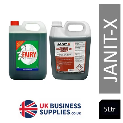 £11.49 • Buy Fairy Washing Up Original Liquid 5L  Or Janit-X Washing Up Liquid Multi Buy SAVE