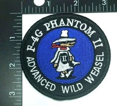 U.s. Air Force F-4g Phantom Ii Advanced Wild Weasel Patch (afb-1) Usaf • $5.79