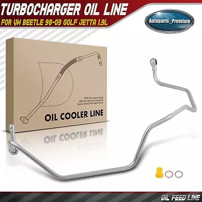 Turbocharger Oil Feed Line For Volkswagen Beetle 98-03 Golf Jetta Clasico 1.9L • $29.99