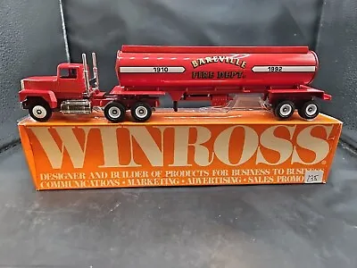 Winross Tractor Trailer Bareville Fire Dept Tanker  In Box • $19.99