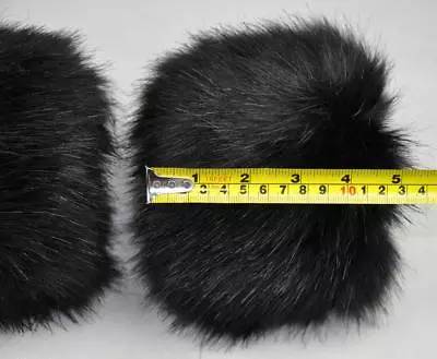 1 Pair Faux Fox Fur Raccoon Fur Cuffs Furry Wrist Warmer Ankle Leg Warmer • $13.50
