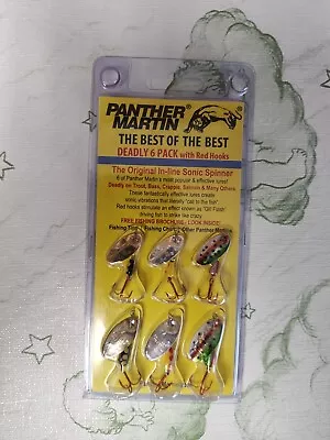 Panther Martin Trout Spinners Value Pack 6-pack Size 2 & 4 Best Assortment DSG6 • $20