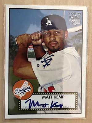2006 Topps 52 Matt Kemp Autograph Rookie • $30