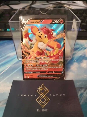 $1.50 • Buy Simisear V Card 027/172 Pokemon TCG Brilliant Stars NM