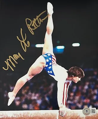 Mary Lou Retton Signed Autographed 8x10 Photo Beckett Authenticated #2 Gold • $74.99