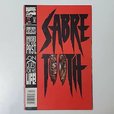 Sabretooth #1 Die-cut Cover (1993) Marvel Comic Book Mark Texeira • $2.95