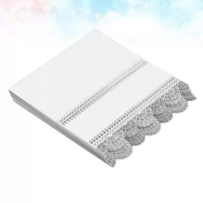  50pcs Place Cards Wedding Place Cards Hollow Place Cards Lace Stereo Table • £11.39